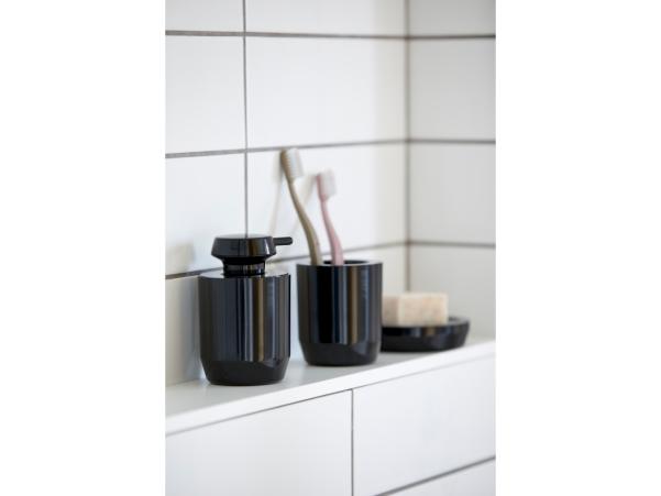 BITZ Zone Suii Toothbrush Mug Dia. 7.8 X 9 Cm Black