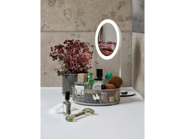 BITZ Zone Table Mirror 18 X 34 Cm White