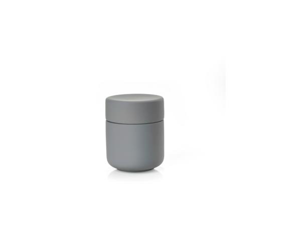 BITZ Zone Ume Jar with lid Dia 8.3 x 10.3 cm Grey