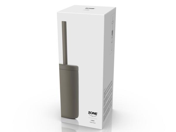 BITZ Zone Ume Toilet Brush Dia 10 X 38 7 Cm Taupe