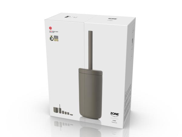 BITZ Zone Ume Toilet Brush Dia 10 X 38 7 Cm Taupe