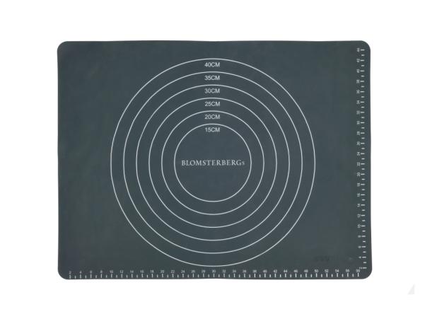 BITZ Blomsterbergs Baking Mat With Measurements 45 X 60 Cm Grey