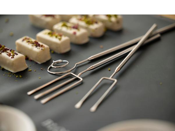 BITZ Blomsterbergs Chocolate Dipping Tool Set 3 Pcs Steel