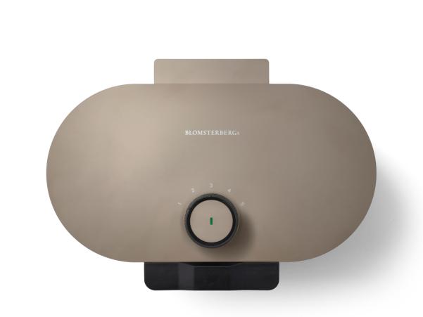 BITZ Blomsterbergs Double Waffle Maker 1600 Watt Latte