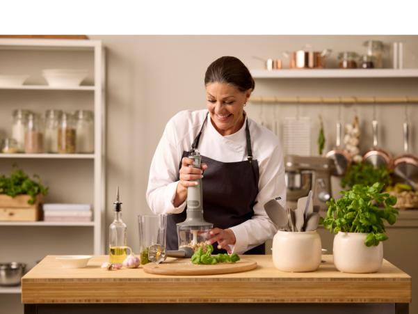 BITZ Blomsterbergs Hand Blender Set 1000 Watt Latte