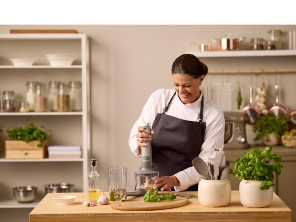 BITZ Blomsterbergs Hand Blender Set 1000 Watt Latte