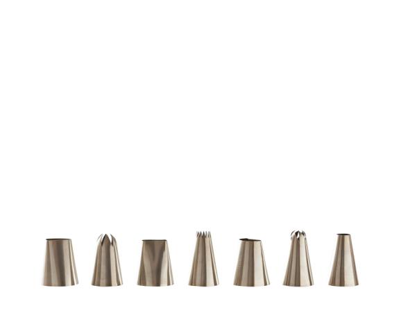BITZ Blomsterbergs Icing Tip Set In Storage Tin 7 Pcs
