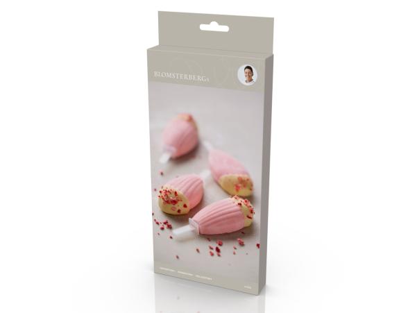 BITZ Blomsterbergs Madeleine Popsicle Mould With 4 Pcs Latte