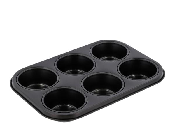 BITZ Blomsterbergs Muffin pan for 6 pcs 27 x 18.5 x 3 cm Steel