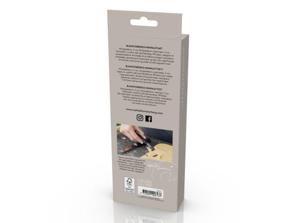 BITZ Blomsterbergs Palette Mini 11 Cm Set Of 2 Grey