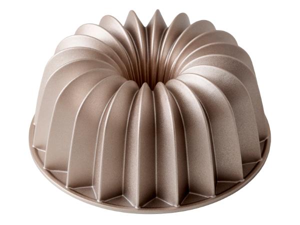 BITZ Blomsterbergs Slice Bundt pan Dia 24 x 10 cm Rose gold
