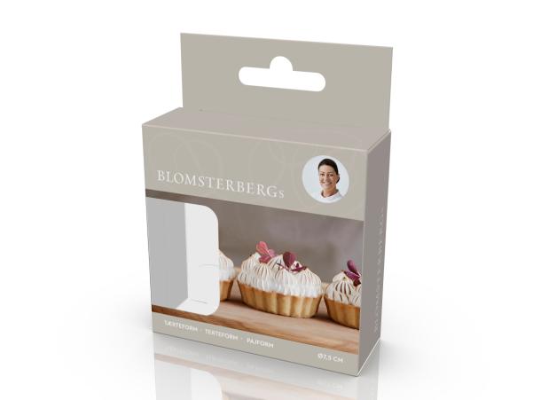 BITZ Blomsterbergs Tart Mould W/removeable Bottom Dia. 7 Cm