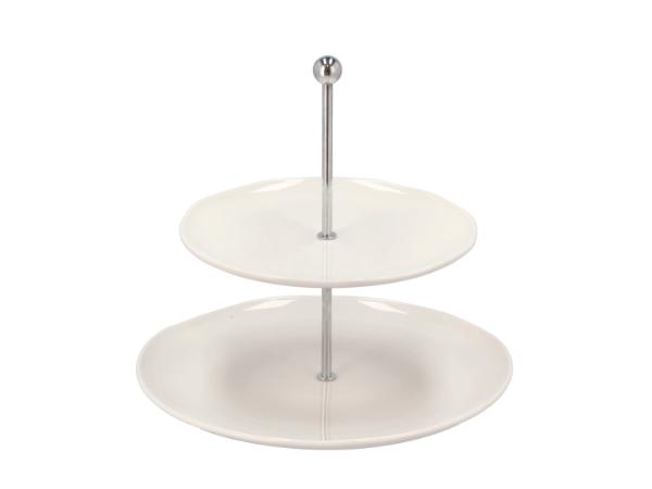 BITZ Blomsterbergs Two-tier cake stand Dia. 20 + 27 cm