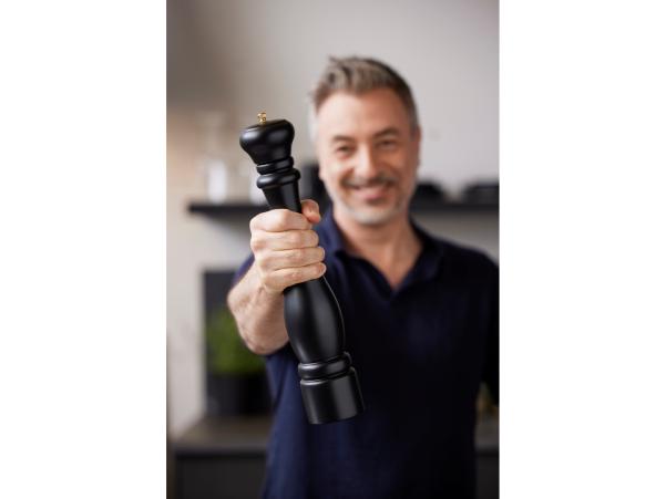 BITZ By Tareq Taylor Himalaya Pepper Mill Dia 7.4 X 40 Cm Black