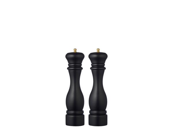 BITZ By Tareq Taylor Himalaya Salt and pepper grinder set Dia 6.5 x 26 cm Black