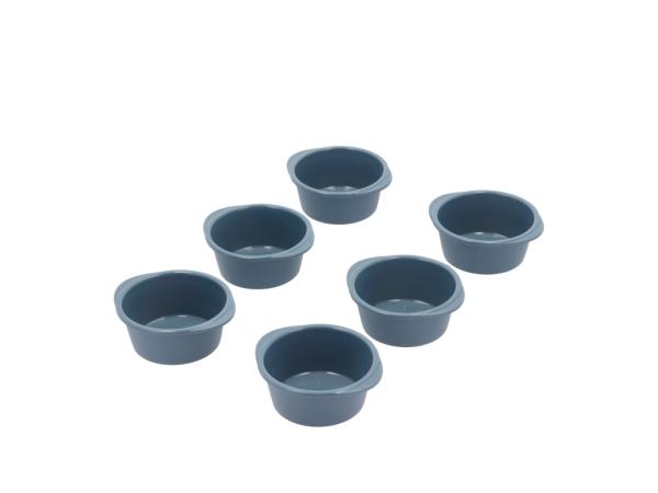 BITZ By Tareq Taylor Pecan Cupcake/Cinnamon-roll Mould Dia 9 X 4 Cm 6 Pcs Indigo