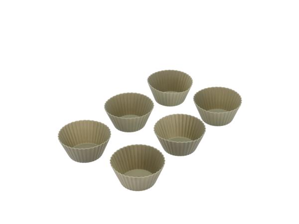 BITZ By Tareq Taylor Pecan Muffin mould Dia 7 x 3.2 cm 6 pcs Forest green