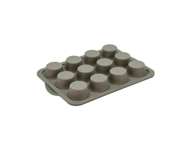 BITZ By Tareq Taylor Pecan Muffin Pan For 12 Pcs. 33 X 24 X 4.3 Cm Forest Green