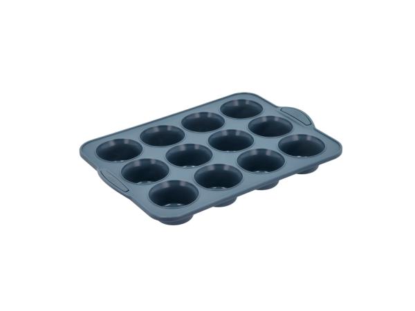 BITZ By Tareq Taylor Pecan Muffin Pan For 12 Pcs. 33 X 24 X 4.3 Cm Indigo