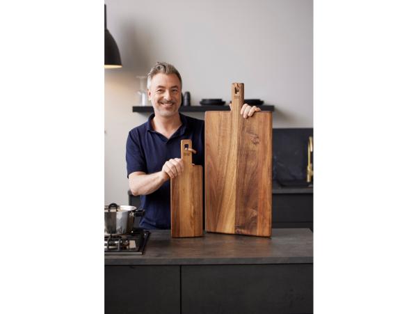 BITZ By Tareq Taylor Tarragon Cutting Board 72 X 34 X 2.5 Cm Nature