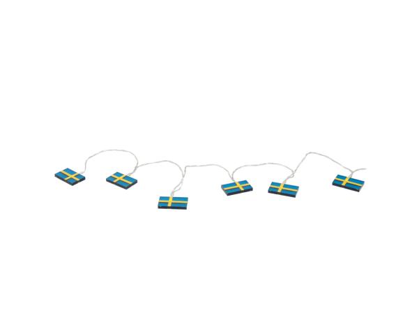 BITZ Celebrate LED String Lights Swedish Flag X 230 Cm Blue/Yellow