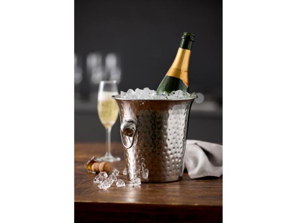 BITZ Funktion Champagne/Wine Cooler Dia 20 7 X 20 5 Cm 4 Liter Silver Metallic