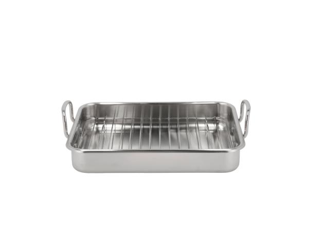 BITZ Funktion Endurance Roasting Pan W/rack 35 X 26 X 6 Cm Steel