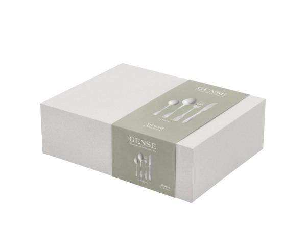 BITZ Gense Attaché Cutlery Set 16 Parts Matte Steel