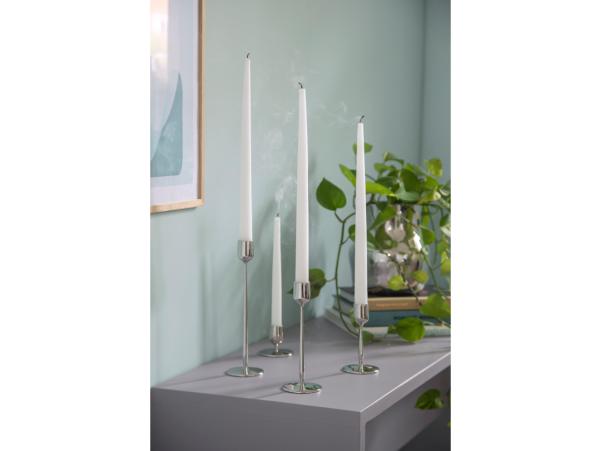 BITZ Gense Dorotea Candlestick Dia 7 X 23 5 Cm Polished Steel