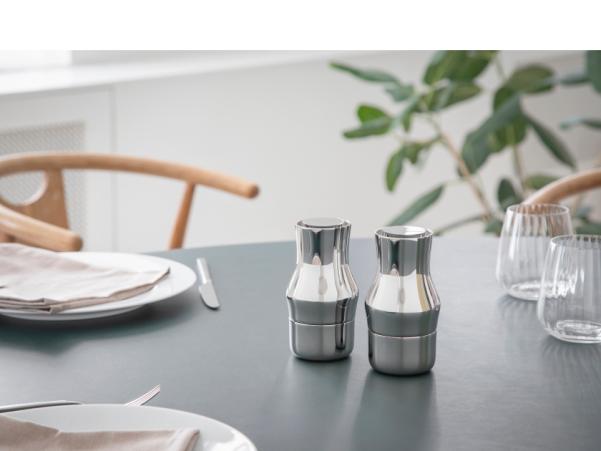 BITZ Gense Dorotea Grinder Dia 7.31 X 14 Cm Polished Steel