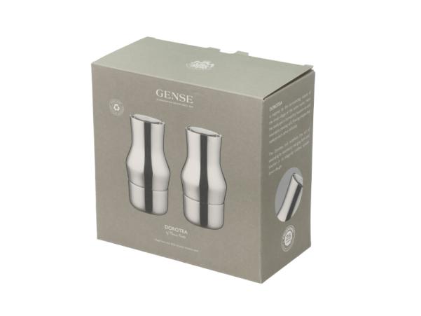 BITZ Gense Dorotea Salt And Pepper Mill Set Dia 7 31 X 14 Cm Polished Steel