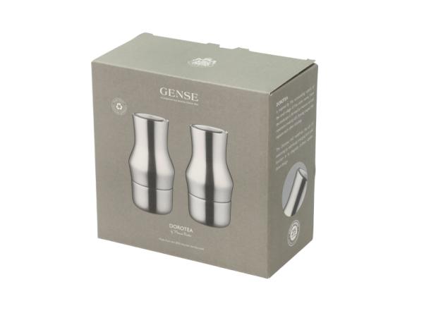 BITZ Gense Dorotea Salt And Pepper Mill Set Dia 7 31 X 14 Cm Matte Steel
