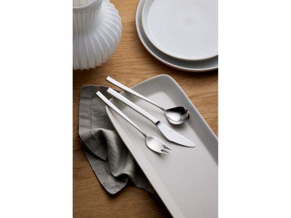 BITZ Gense Fuga Lunch Fork 17 5 Cm Matte/Polished Steel
