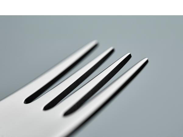 BITZ Gense Fuga Table Fork 19 Cm Matte/Polished Steel