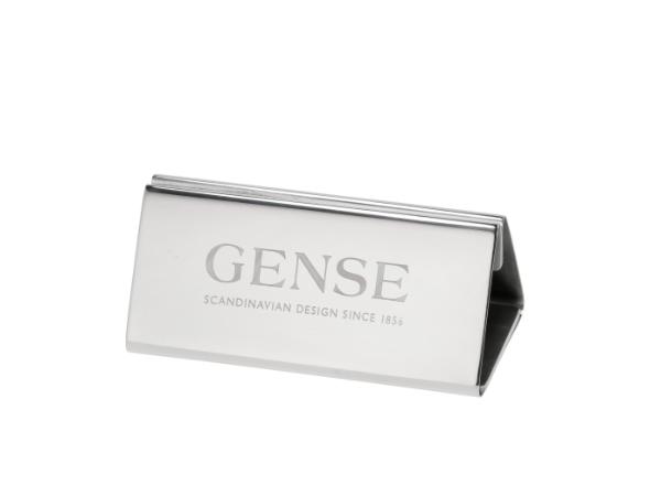 BITZ Gense Gense Logo Holder x 12.00 x 6.00 x 5.00 cm Polished steel