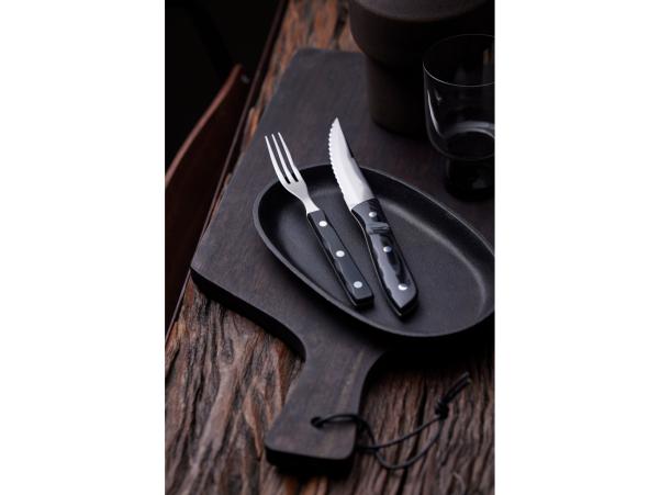 BITZ Gense Old Farmer Black Steak Fork 19 7 Cm Black/Steel