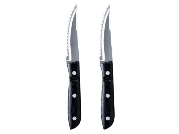 BITZ Gense Old Farmer Micarta Steak Knife XL 23 5 Cm Black/Steel