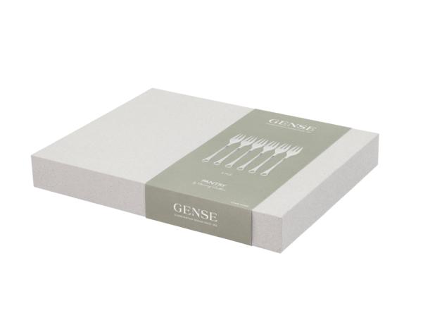 BITZ Gense Pantry Cake Fork 16 Cm 6 Pcs Matte/Polished Steel
