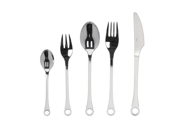 BITZ Gense Pantry Cutlery Set 60 Parts Matte/Polished Steel
