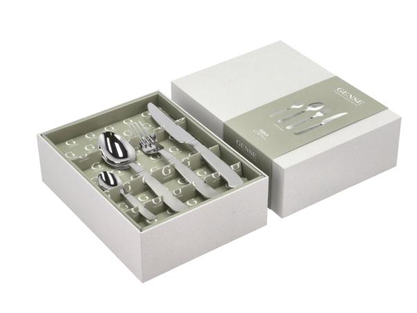 BITZ Gense Rejka Cutlery Set 16 Parts Matte/Polished Steel