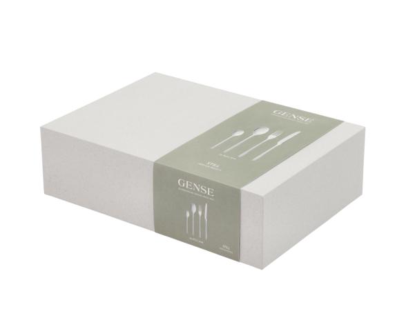 BITZ Gense Still Cutlery Set 16 Parts Matte/Polished Steel