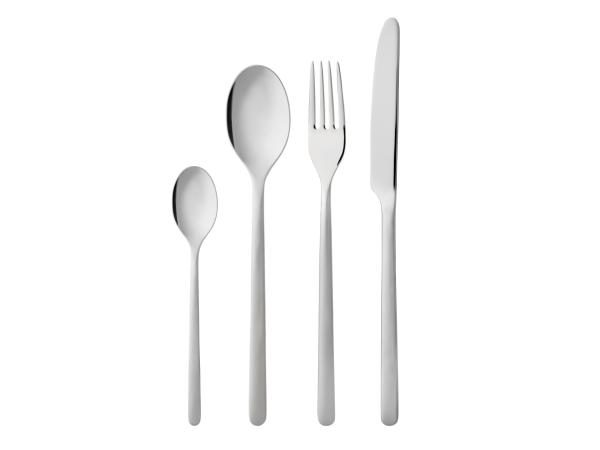 BITZ Gense Still Cutlery Set 16 Parts Matte/Polished Steel