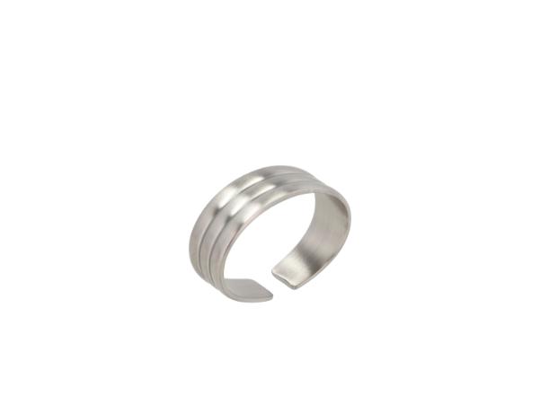 BITZ Gense Thebe Napkin Ring Dia 4 3 X 3 2 Cm 4 Pcs Matte Steel