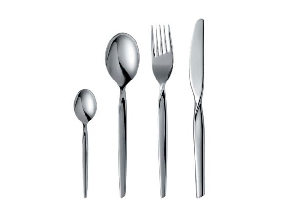 BITZ Gense Twist Cutlery Set 16 Parts Polished Steel