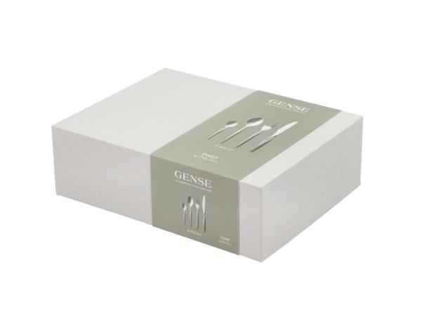 BITZ Gense Twist Cutlery Set 16 Parts Polished Steel