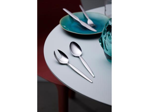 BITZ Gense Twist Serving Spoon 22 Cm Polished Steel