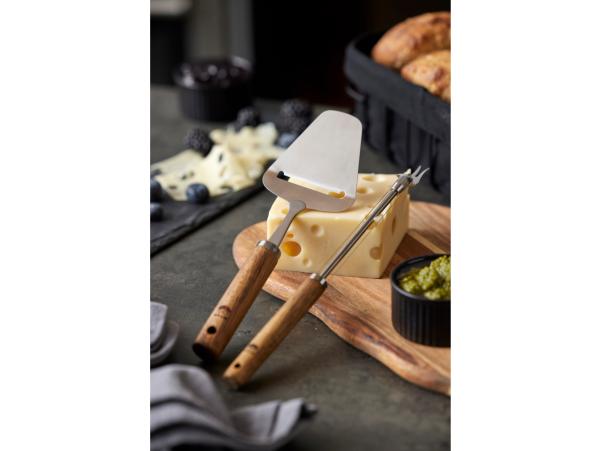BITZ HOLM Cheese Plane 22 5 Cm Stainless Steel/Acacia