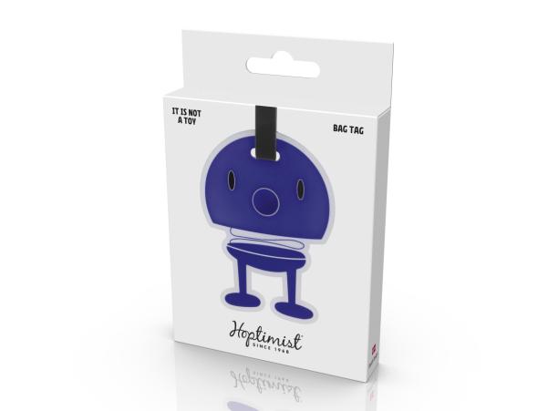 BITZ Hoptimist Bag Tag Hoptimist 10.5 X 8 X 0.7 Cm Blue