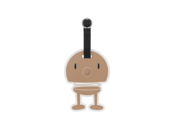 BITZ Hoptimist Bag tag Hoptimist 10.5 x 8 x 0.7 cm Choko