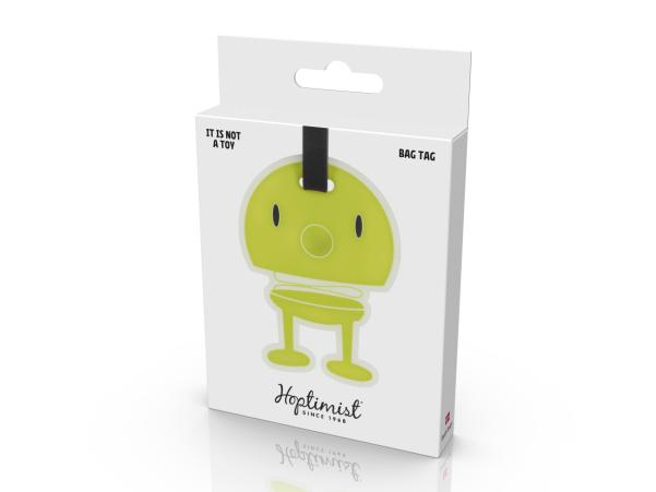BITZ Hoptimist Bag Tag Hoptimist 10.5 X 8 X 0.7 Cm Green